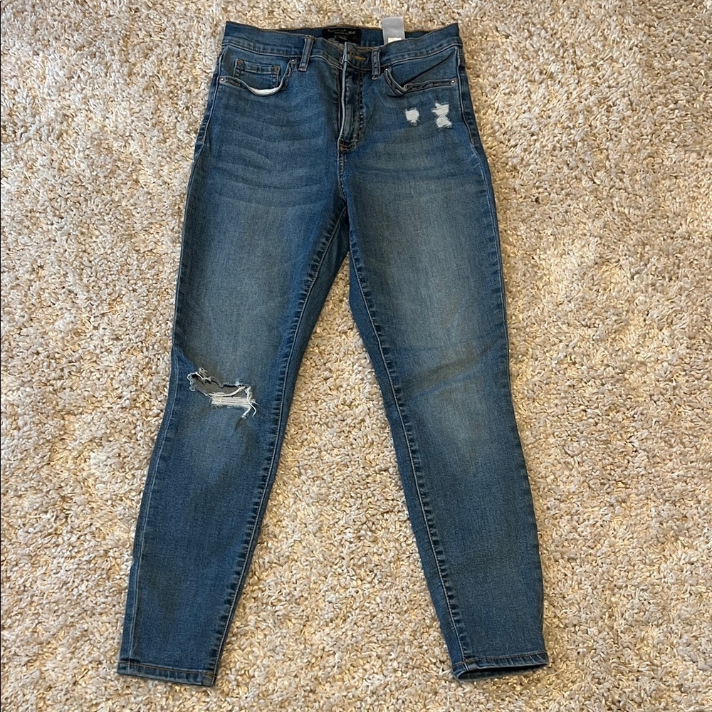 Banana Republic Distressed Skinny Jeans